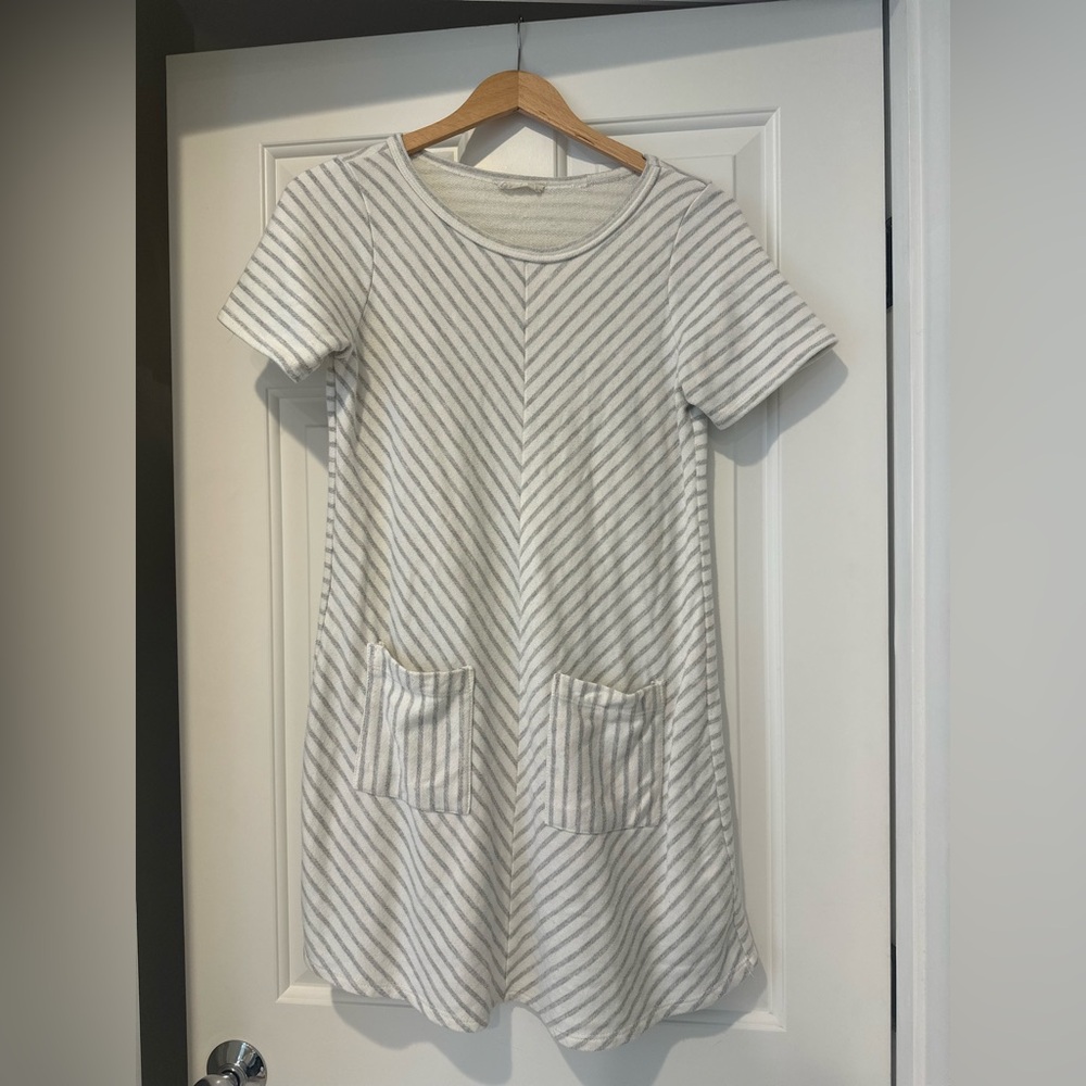 Altar’d StateStriped Short Sleeve Dress